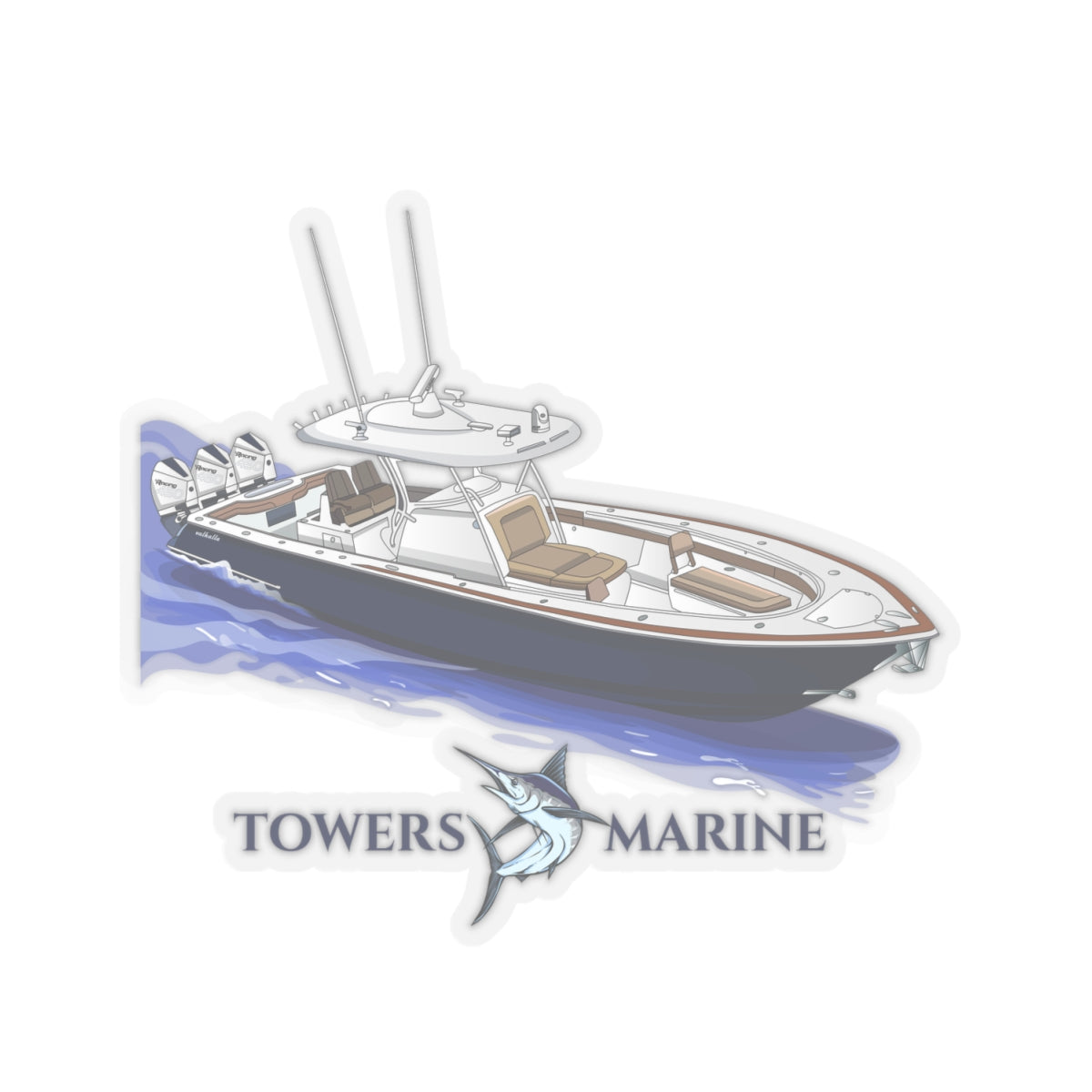 Towers Marine Stickers