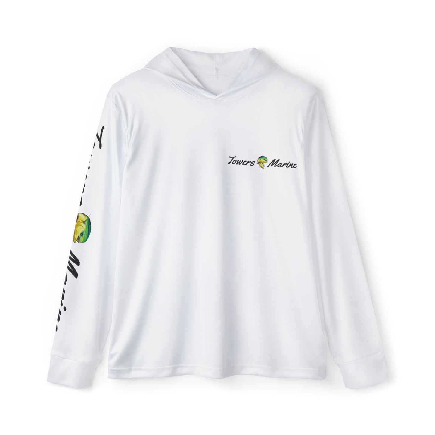 Towers Marine Mahi Fishing Hoodie - White