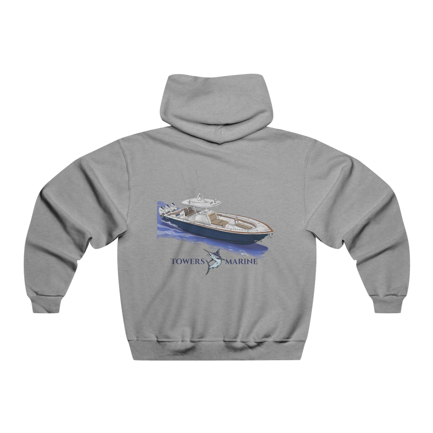 Towers Marine Men's NUBLEND® Hooded Sweatshirt