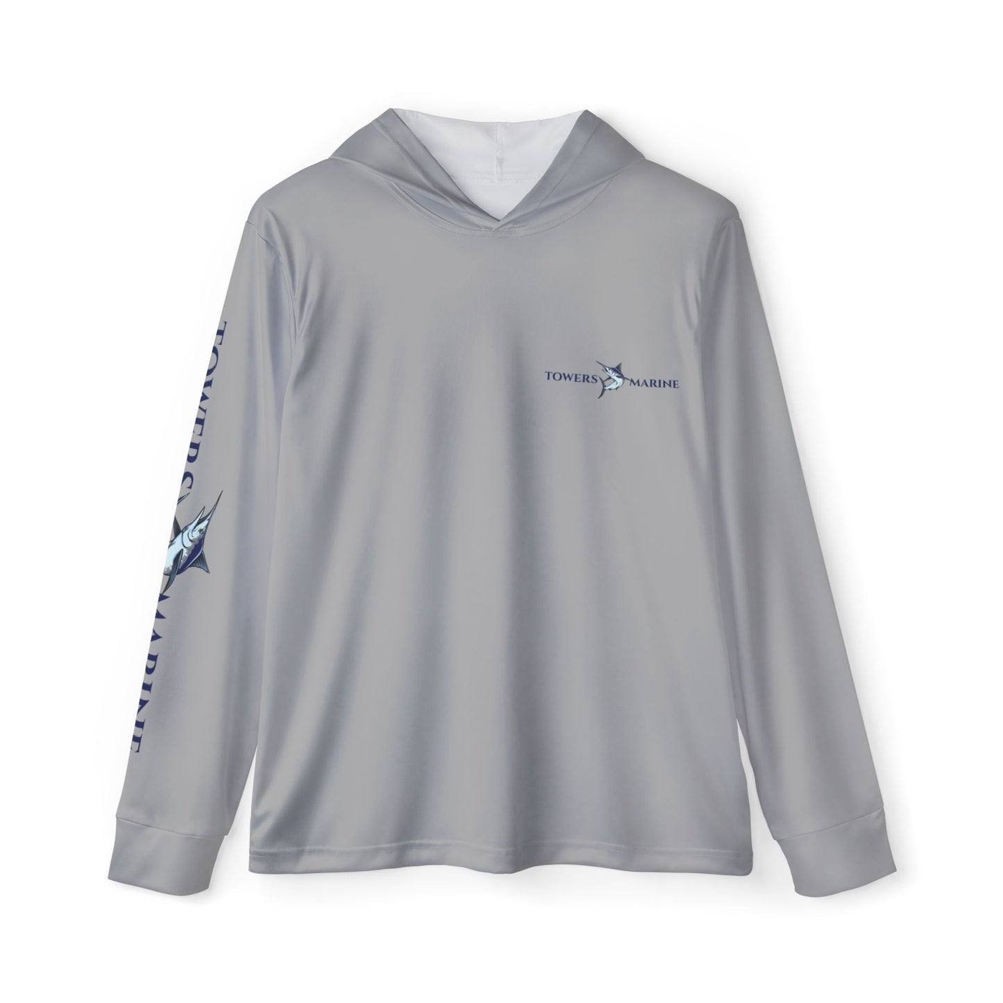 Towers Marine Fishing Hoodie - Gray