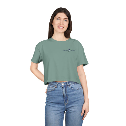 Towers Marine Women's Crop Tee